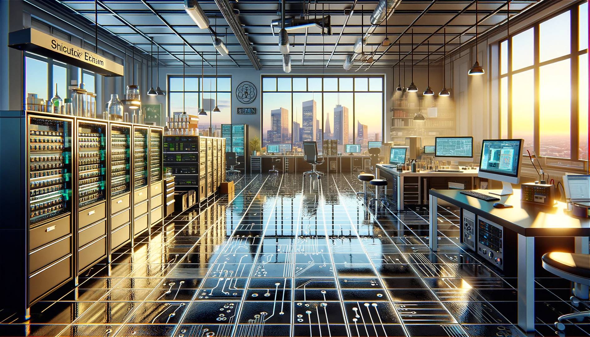 Ableitfaehige Epoxidharzboeden 2