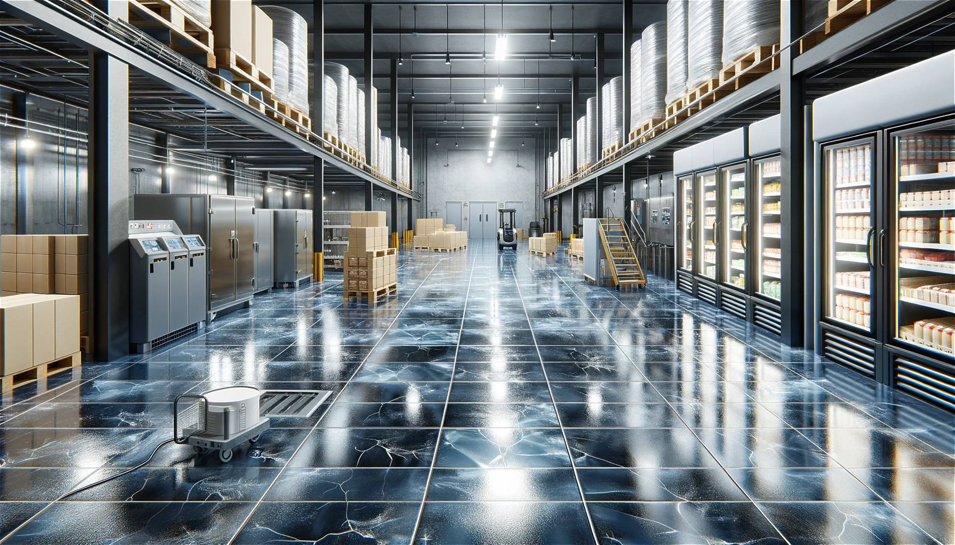 Epoxidharzboden fuer Kuehllager 2